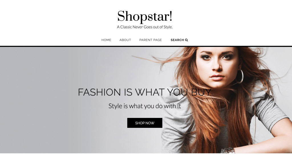 Shopstar: a WordPress theme for WooCommerce perfect for fashion websites